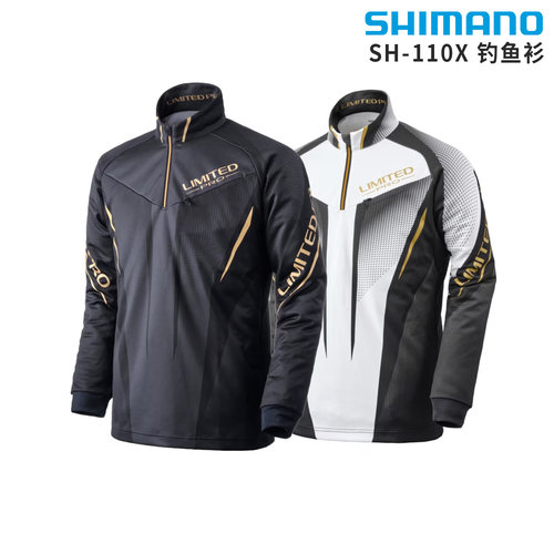 SHIMANO禧玛诺25款火血SH110X秋季款钓鱼服上衣钓鱼外套防晒长袖