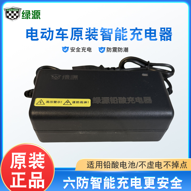 绿源电动车原装电瓶充电器