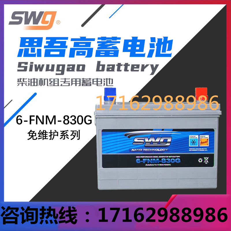 SWG思吾高蓄电池启动6-FNM-830G
