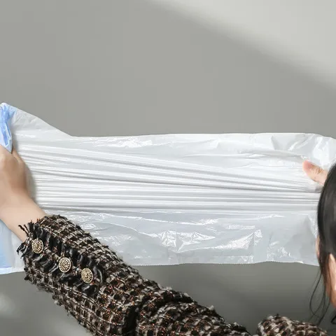 手提式垃圾桶多派中收口一次性袋塑料袋加厚垃圾袋家用抽绳大号