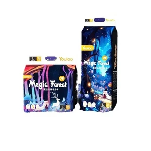 新生S 12月纸尿裤 丛林尿不湿新品 魔法拉拉裤 4XL婴幼儿 Youioo0