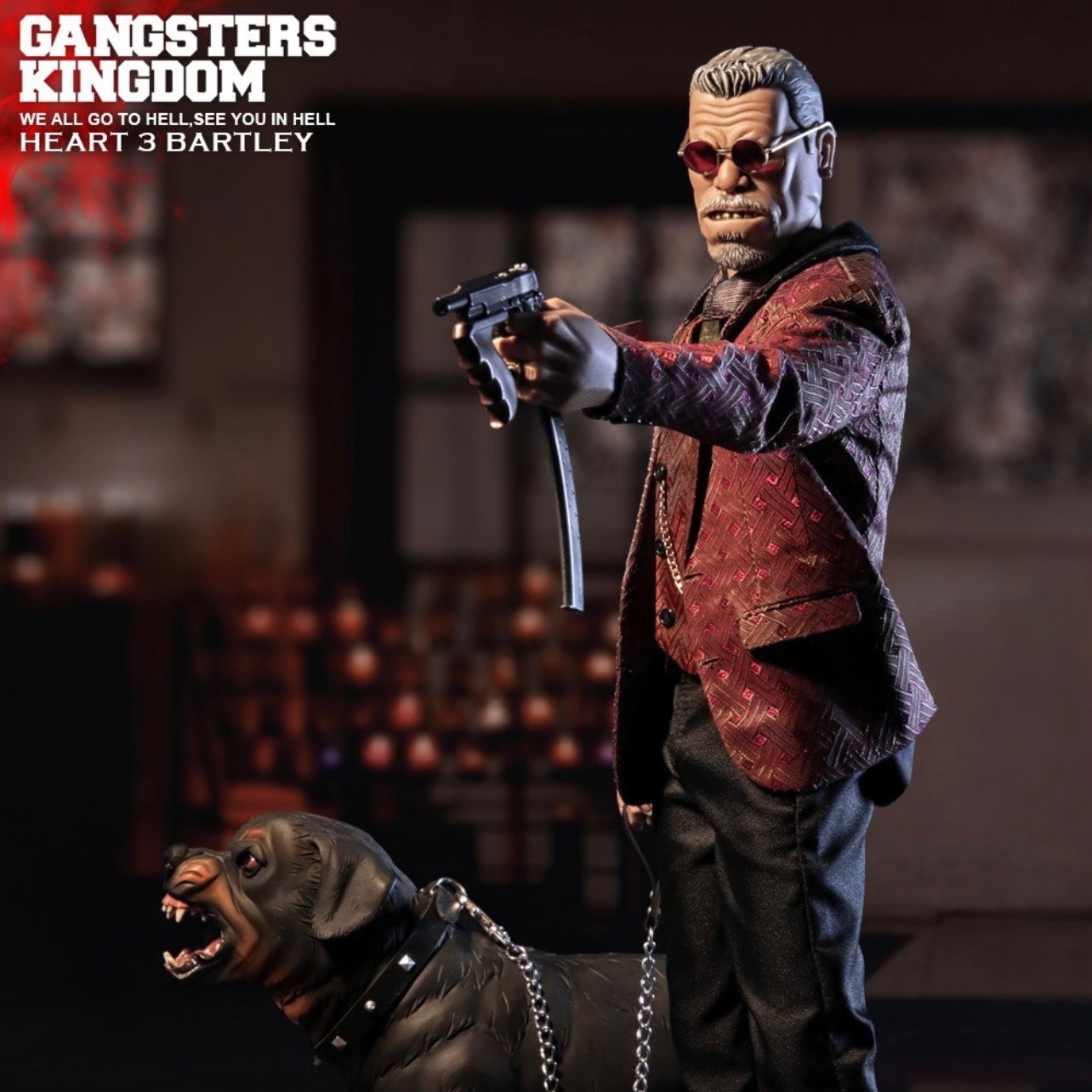 全新现货 DAMTOYS 1/6 黑帮王国 红桃3 巴莱特