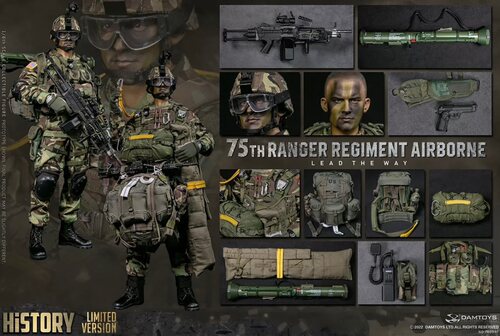 DAMTOYS 1/6 美国陆军第75游骑兵团 78094