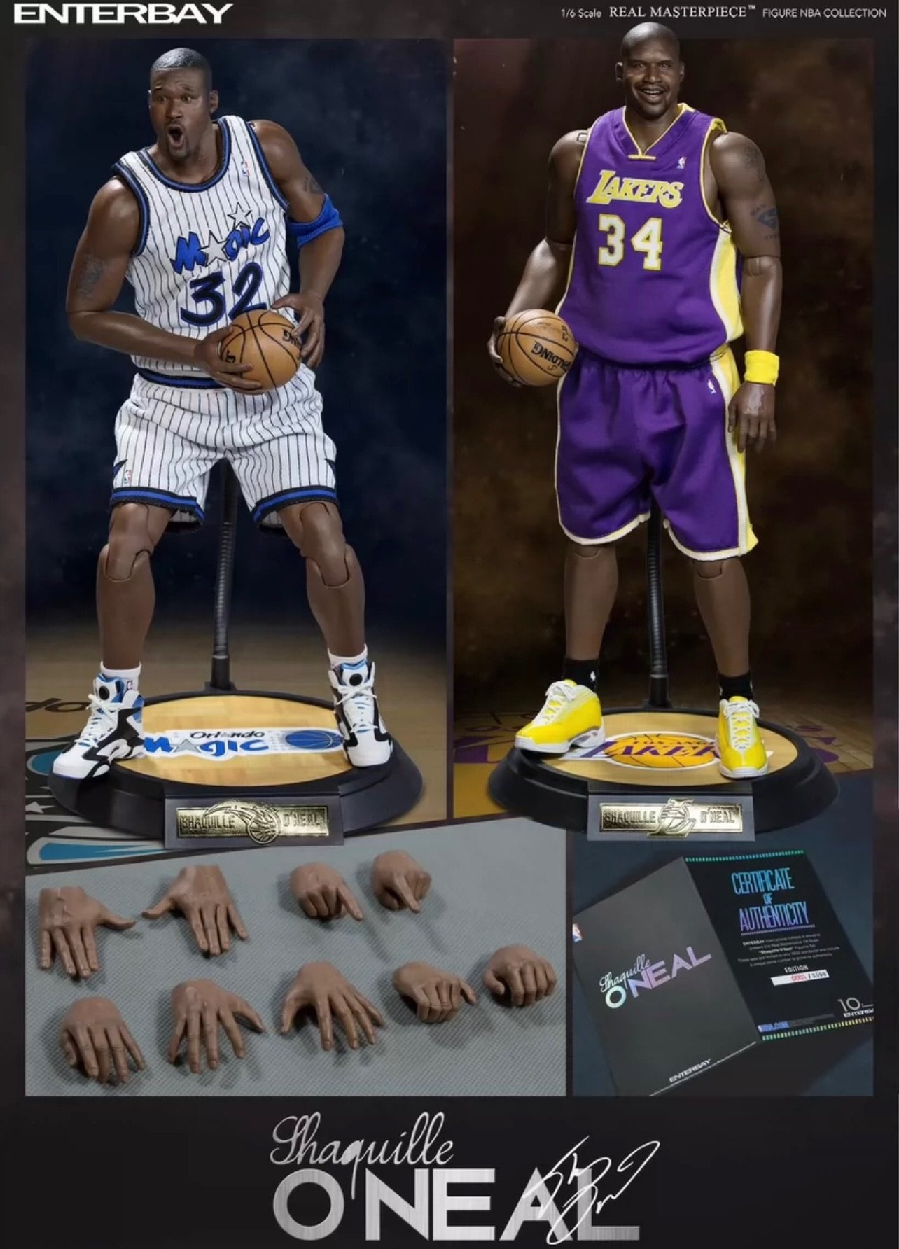 全新现货 Enterbay EB 奥尼尔 大鲨鱼 双素体