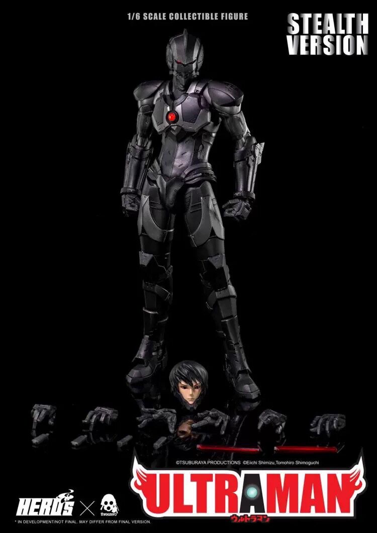 3A threezero 机动奥特曼 隐匿 隐秘潜行 黑色限定