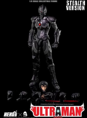 3A threezero 机动奥特曼 隐匿 隐秘潜行 黑色限定