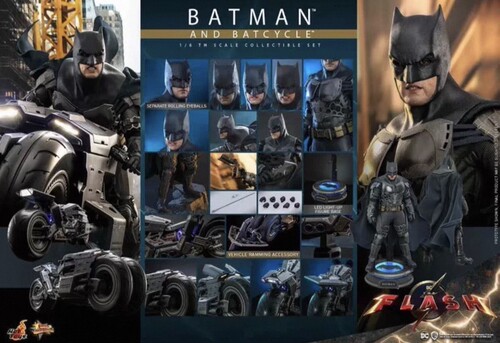 HOTTOYS HT 1/6 闪电侠 蝙蝠侠 摩托车 MMS705