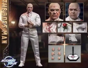 全新现货 SOOSOOTOYS 1/6 夜魔侠 地下主脑 金并