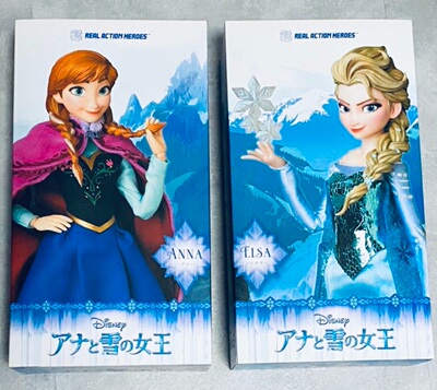 MEDICOM RAH 1/6 冰雪奇缘 冰雪女王 艾莎 安娜
