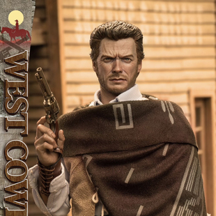 全新现货 PRESENT TOYS PT 1/6 黄金三镖客 西部牛仔 伊斯特伍德