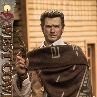 全新现货 PRESENT TOYS PT 1/6 黄金三镖客 西部牛仔 伊斯特伍德