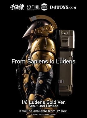 全新现货 千值练 1/6 死亡搁浅 Ludens 小岛秀夫 金色