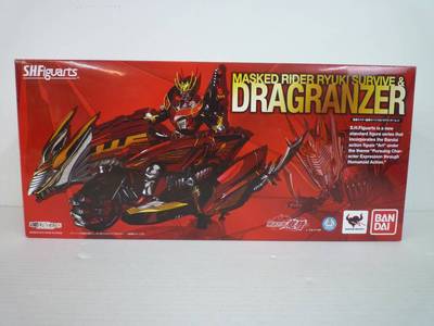 全新现货 魂WEB限定 SHF 假面骑士 生存龙骑 无双龙 摩托车