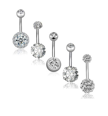 高品质肚脐环套装防过敏