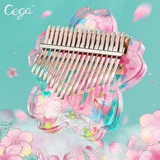 Cega Crystal Transparent Thumb Piano Подлинный 21 Thone Kalinbaqin 17 звук для начинающего музыкальный инструмент для пианино