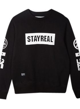 五月天阿信 潮牌SR街头歌德厚棉t 黑色 白色 长袖印花时尚情侣款