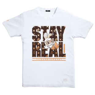 情侣款 休闲时尚 十周年系列短袖 五月天阿信潮牌SR金色璀璨兔兔t恤