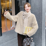 【现货上新！】围巾款皮毛一体外套2C079-3442-p185-k278，女装皮草，2C079