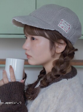 56-58cm kaorinomori×ももた モコキャップ 可爱鸭舌帽254020301