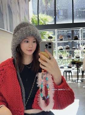 补货啦！人气新款 CA4LA TOZ00132 ZITA 可爱日系针织帽 护耳柔软