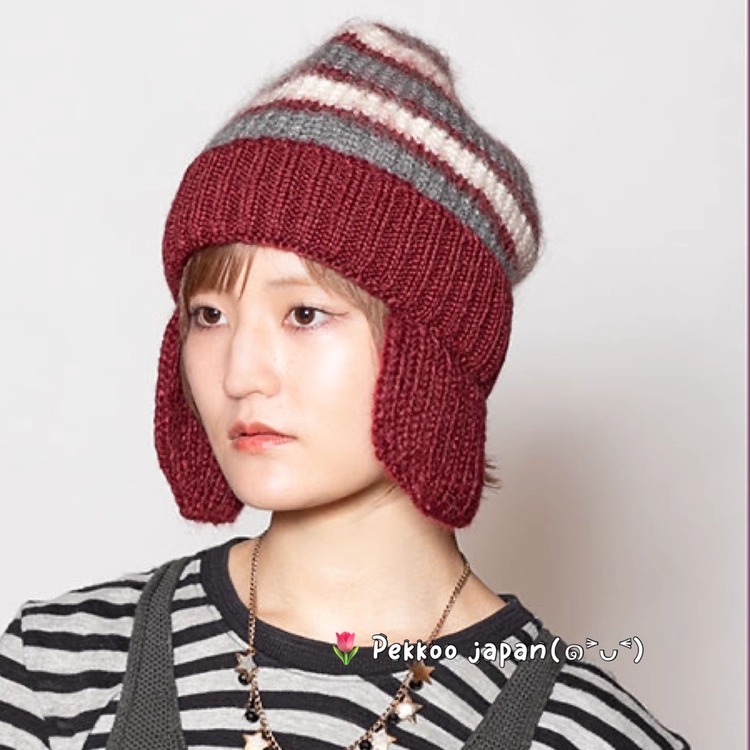 56-60cm CA4LA OLIVER TOZ00107  男女同款 秋冬 保暖护耳针织帽