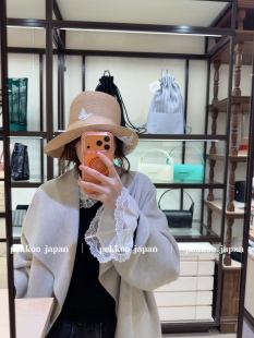 york new Athena 可折叠 拉菲草 遮阳防晒草帽 butterfly 蝴蝶款