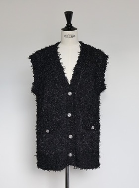 Ayako Gypsohila  Sugar Gillet 小香风 针织面料马甲