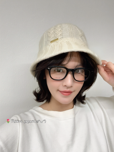 Maximkobe针织渔夫帽秋冬百搭