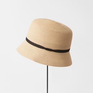 MRB 001LR1 春夏 蕾丝细丝带 57.5cm 拉菲草编织渔夫帽 mature