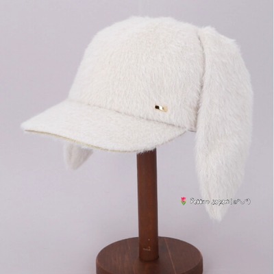 UV防晒 56-59cm CA4LA KTZ02721 HK RABBIT FUR 可爱兔耳棒球帽