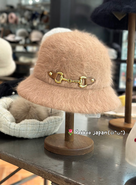 59cm CA4LA SHK01082 TIMMY 3 蓬松毛绒安哥拉兔毛羊毛渔夫帽