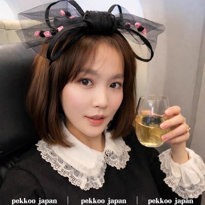 Maison kaya 蝴蝶结玫瑰花朵 发箍发饰 PTM4306 蝴蝶结可移动