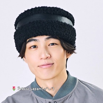 57-59cm CA4LA COSSACK FLBOA DOU02043 男女同款 合皮拼接保暖帽