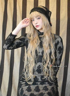 Barairo LC-03605 25新款 蕾丝系带三角巾 甜美发饰