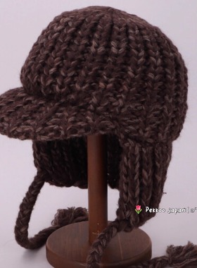 56-60cm CA4LA ALLYN TOZ00169 秋冬防寒护耳 羊毛混纺针织棒球帽