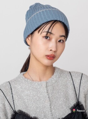 可洗57-59cm OVERRIDE REP 254090262 休闲保暖条纹针织帽袜套装