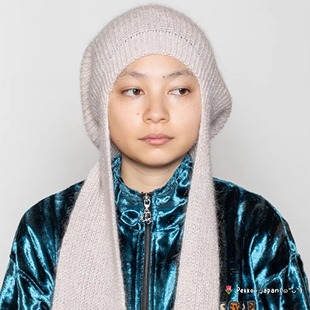 COLD CA4LA MOON CAM14004 护耳针织帽 马海毛柔软保暖 60cm