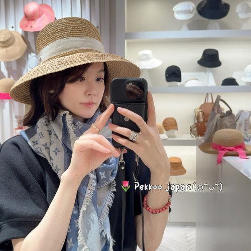 helenkaminski蝴蝶结丝带遮阳帽