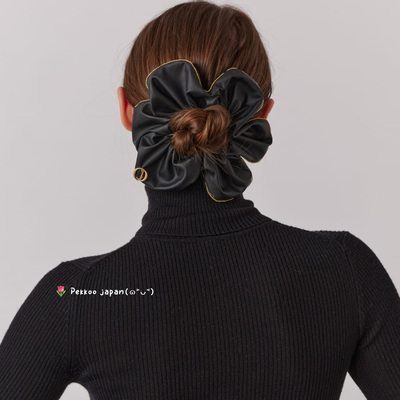 OVERRIDE Chapeaud'O 253060217 优雅高级 25秋冬 皮革发圈