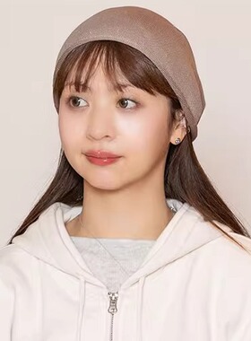 57-61cm CA4LA ZKN02706 SILK MISSILE LONG11真丝时尚卷檐针织帽