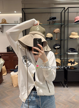 国现可折叠UV防晒 CA4LA TKU00381 LOOSE HAT2超大帽檐户外渔夫帽