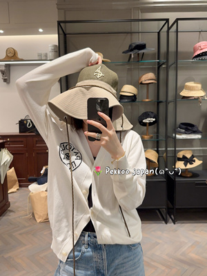 国现可折叠UV防晒 CA4LA TKU00381 LOOSE HAT2超大帽檐户外渔夫帽