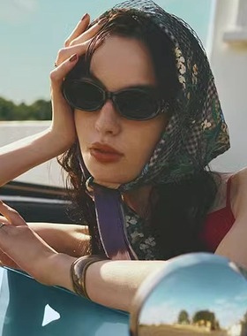 CA4LA SHK01204 CARMELO 时尚刺绣 网纱珍珠多功能发带头巾帽