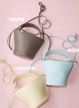 ins博主ayako爱用款 Ayako bag 牛皮水桶包手提/斜挎