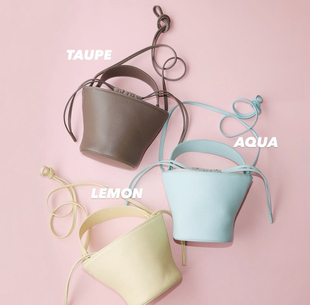 牛皮水桶包手提 bag 斜挎 Ayako ins博主ayako爱用款