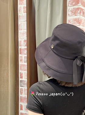 可手洗uvcut分码 Chapeau d.o 252060202 蝴蝶结可折叠渔夫帽