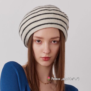 BSQ d.o Chapeau 纯羊毛贝雷帽 254060202 秋冬新款 Beret 57.5cm