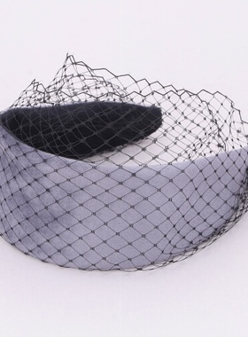 CA4LA JEO00558 SUEDE CHANGEABLE VEILING 绒面革薄纱宽发箍