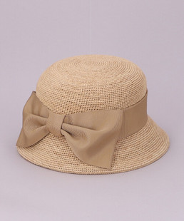 KAWAII 57cm CA4LA CAM60106 春夏优雅拉菲草编织遮阳草帽 HAT6