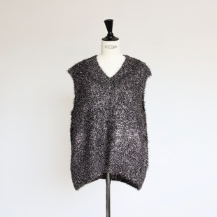Vest Ayako Knit Glitter 毛须须闪闪背心针织 Gypsohila